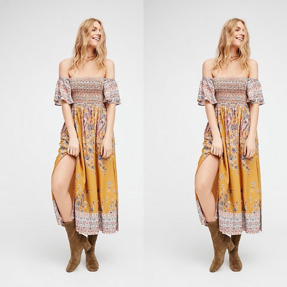 Free People Louisa Midi Dress